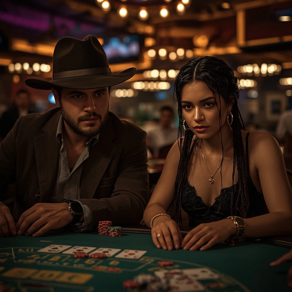 photo de deux joueurs de poker 1Win Casino